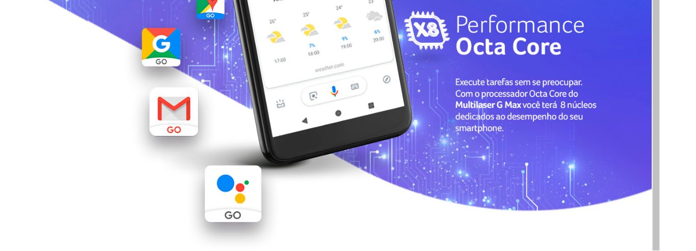 Smartphone Multilaser G Max 32GB 1GB RAM Tela 6